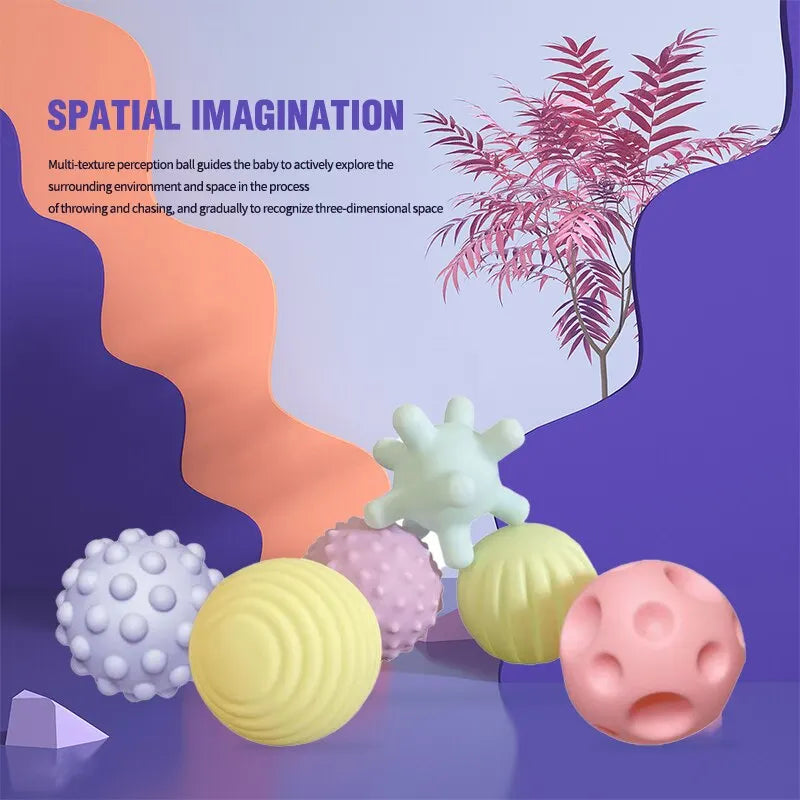 6 PCS Baby Sensory Balls