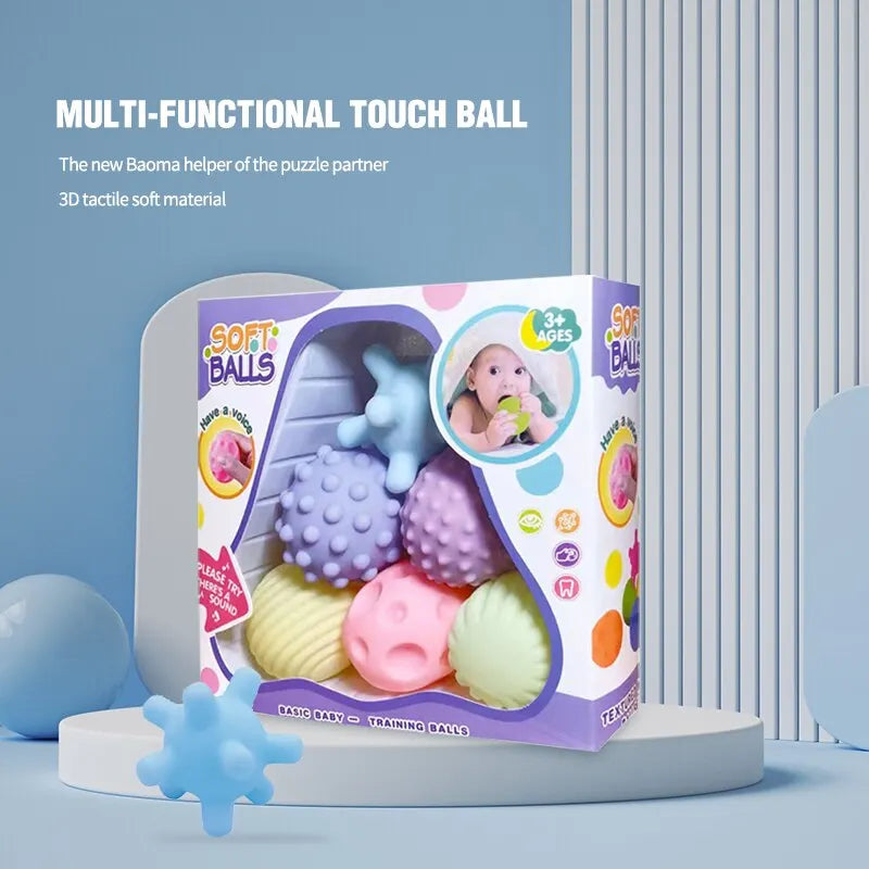 6 PCS Baby Sensory Balls