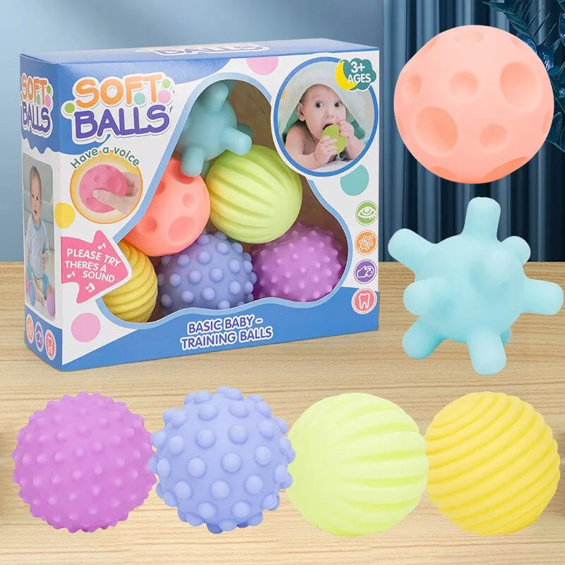 6 PCS Baby Sensory Balls
